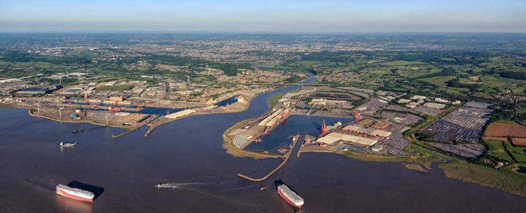 Arial View of Bristol Docks