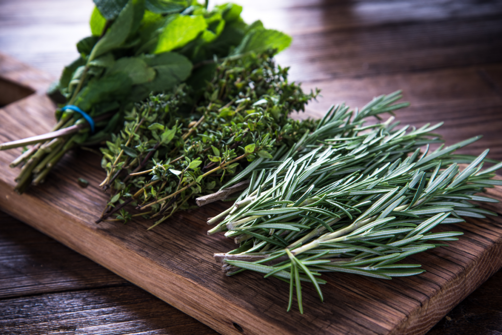 Selection of herbs