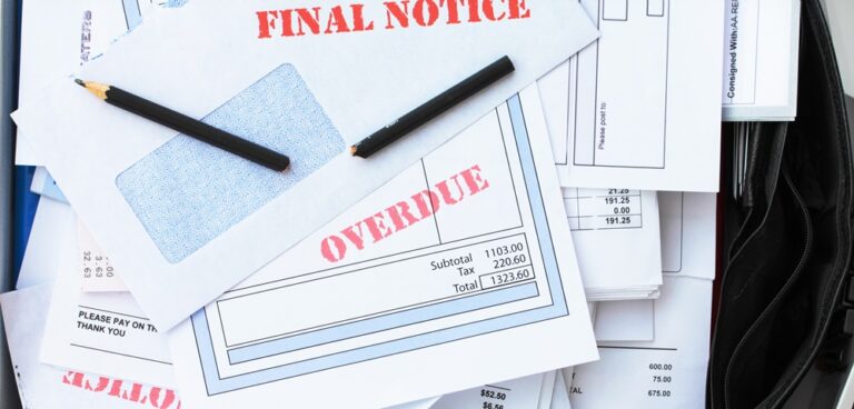 Unpaid invoices