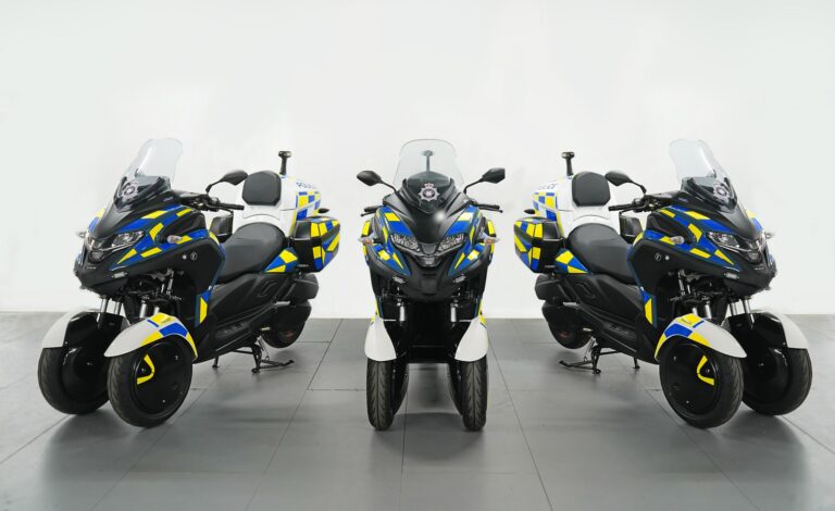 White Motorcycle Concepts police motorbikes