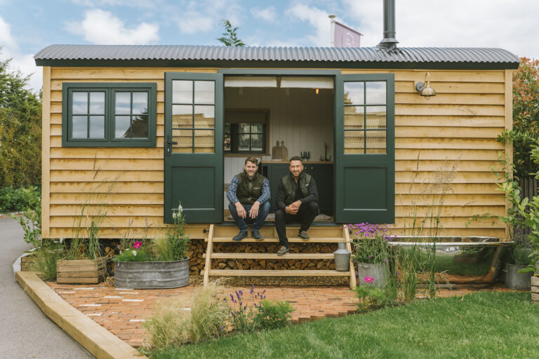 Harry & Jordan The Greendown team handcraft luxury shepherd huts