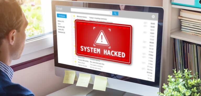 cyber attack - system hacked