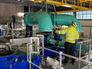 A & L Mechanical, which started using the LXP in January 2024, installing pipework in the water industry