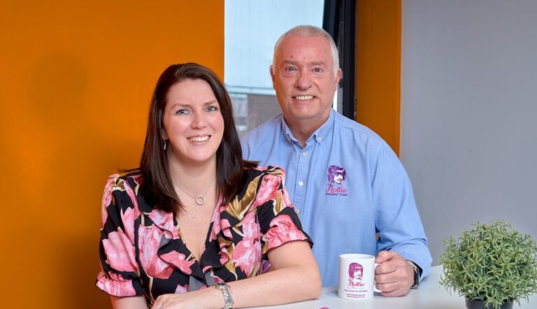 Nick Gazzard founder of the Hollie Gazzard Trust and Jodie Fraser who is chair of the Trustees.