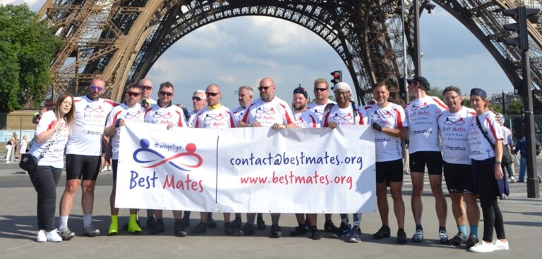 Businessmen cycle London to Paris for charity Best Mates.