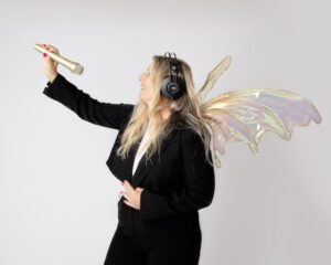 Kath Lord-Green, aka Your Fairy Podmother® of Voice It Podcast Agency, 