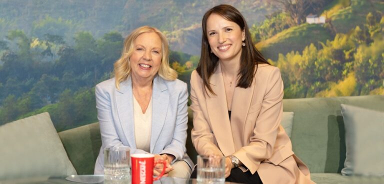 Deborah Meaden and Katya Simmons, Managing Director at NESCAFÉ by Nestlé Professional